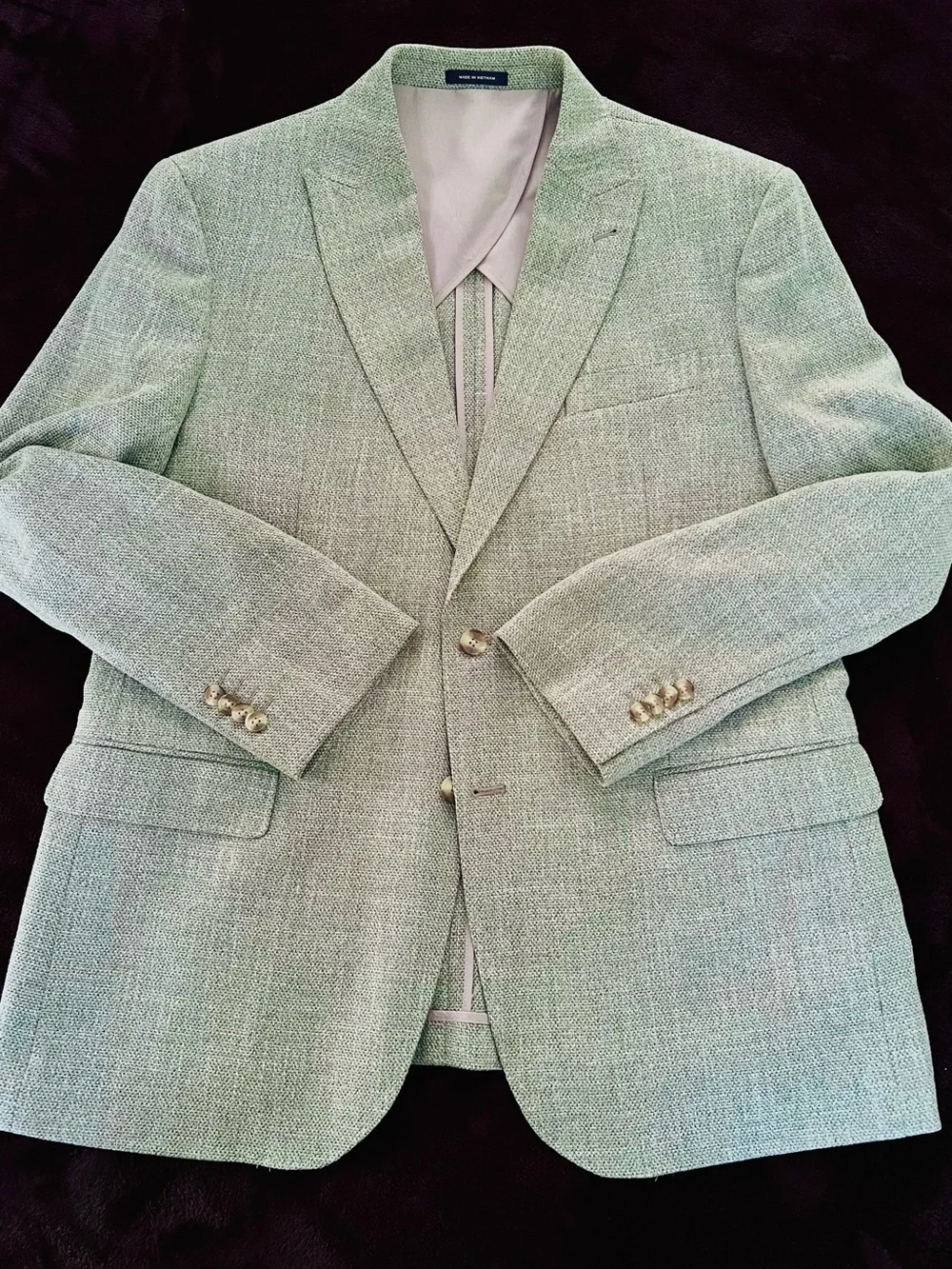 NWOT, Joseph Abboud Light Green Textured Sport Coat